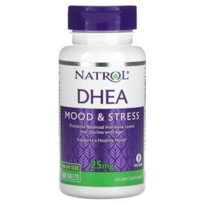 Thực phẩm chức năng Natrol DHEA 25 mg 180 Tablets 047469161156