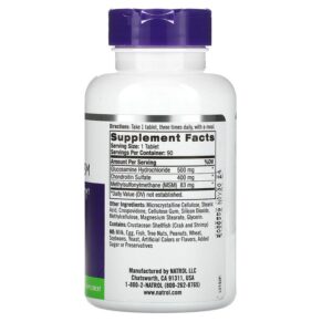 Natrol Glucosamine Chondroitin & MSM 90 Tablets 3 Thực phẩm bổ sung Natrol Glucosamine Chondroitin & MSM 90 Tablets 047469002282