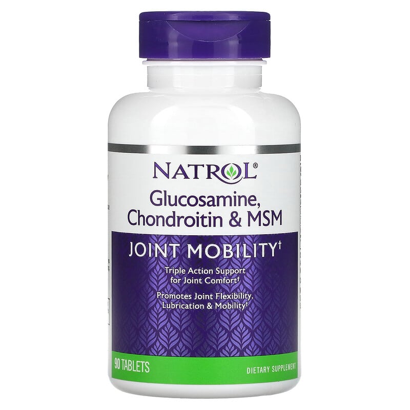 Natrol Glucosamine Chondroitin & MSM 90 Tablets 8 Thực phẩm chức năng Natrol Glucosamine Chondroitin & MSM 90 Tablets 047469002282
