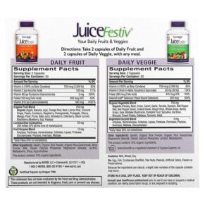 Thực phẩm bổ sung Natrol JuiceFestiv 2 Bottles 60 Capsules Each 047469053031