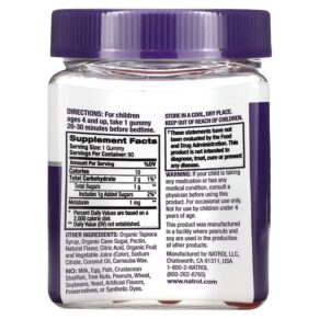 Natrol Kids Melatonin Ages 4+ Berry 90 Gummies 3 Thực phẩm bổ sung Natrol Kids Melatonin Ages 4+ Berry 90 Gummies 047469075309