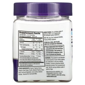 Thực phẩm bổ sung Natrol Kids Sleep + Calm Ages 4 + Up Strawberry 60 Gummies 047469077785