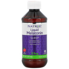 Thực phẩm chức năng Natrol Liquid Melatonin Sleep Berry 2.5 mg 8 fl oz (237 ml) 047469074050