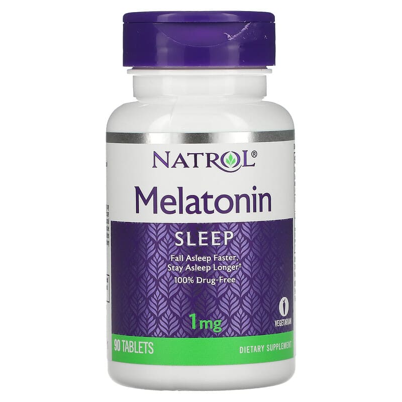 Natrol Melatonin 1 mg 90 Tablets 8 Thực phẩm chức năng Natrol Melatonin 1 mg 90 Tablets 047469004651