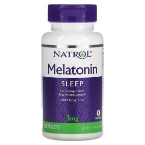 Thực phẩm chức năng Natrol Melatonin 3 mg 120 Tablets 047469005115