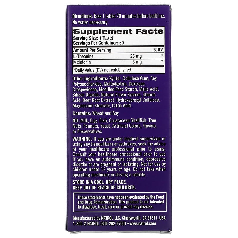 Natrol Melatonin Calm Sleep Fast Dissolve Strawberry 60 Tablets 2 Thực phẩm bổ sung Natrol Melatonin Calm Sleep Fast Dissolve Strawberry 60 Tablets 047469060466