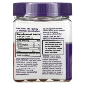 Thực phẩm bổ sung Natrol Melatonin Sleep Strawberry 5 mg 90 Gummies 047469073329