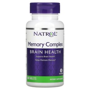 Thực phẩm chức năng Natrol Memory Complex Brain Health 60 Tablets 047469077976
