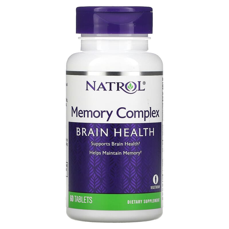 Natrol Memory Complex Brain Health 60 Tablets 8 Thực phẩm chức năng Natrol Memory Complex Brain Health 60 Tablets 047469077976