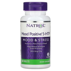 Thực phẩm chức năng Natrol Mood Positive 5-HTP 50 Tablets 047469052331