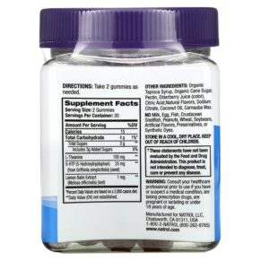 Thực phẩm bổ sung Natrol Relax+ Day Calm Fruit Punch 60 Gummies 047469076351
