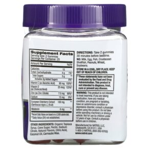 Thực phẩm bổ sung Natrol Sleep + Immune Health Berry 50 Gummies 047469077808