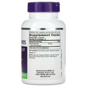 Thực phẩm bổ sung Natrol Soy Isoflavones 10 mg 120 Capsules 047469030131