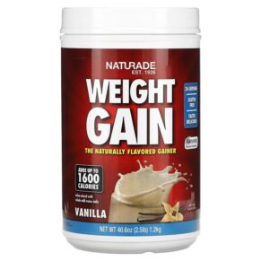 Thực phẩm chức năng Naturade Weight Gain Vanilla 2.5 lb (1.2 kg) 079911026638