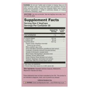 Thực phẩm bổ sung Natural Balance Cobra Women 60 VegCaps 047868519701