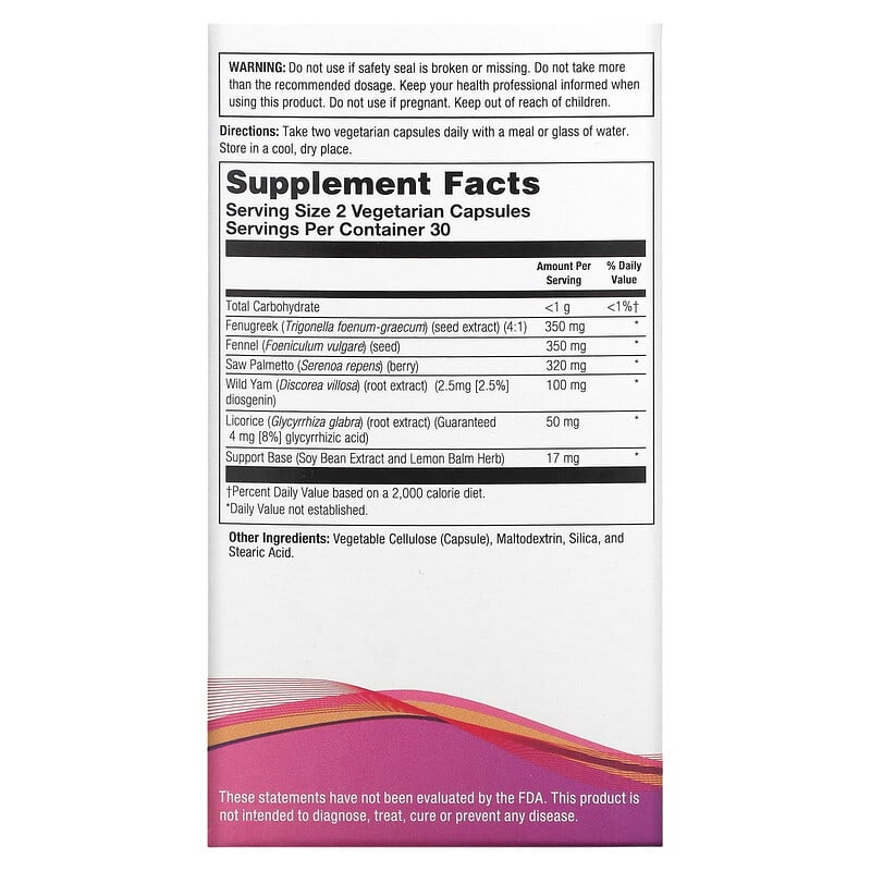 Natural Balance Great Curves 60 Vegetarian Capsules 2 Thực phẩm bổ sung Natural Balance Great Curves 60 Vegetarian Capsules 047868844063