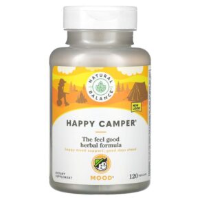 Thực phẩm chức năng Natural Balance Happy Camper Mood 120 Vegcaps 047868281202