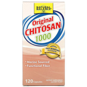 Thực phẩm chức năng Natural Balance Original Chitosan 250 mg 120 Capsules 047868212602