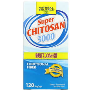 Thực phẩm chức năng Natural Balance Super Chitosan 3000 3.000 mg 120 VegCaps 047868617896
