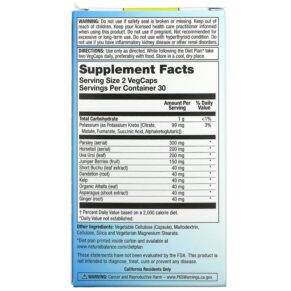 Thực phẩm bổ sung Natural Balance Water-X Herbal Blend Maximum Strength 60 VegCaps 047868712171