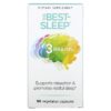 Thực phẩm chức năng Natural Factors 3 Brains The Best-Sleep 90 Vegetarian Capsules 068958030586