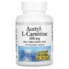 Thực phẩm chức năng Natural Factors Acetyl-L-Carnitine 500 mg 120 Vegetarian Capsules 068958028064