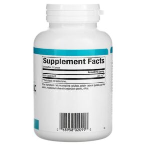 Thực phẩm bổ sung Natural Factors Alpha-Lipoic Acid 200 mg 120 Capsules 068958020990