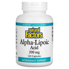 Thực phẩm chức năng Natural Factors Alpha-Lipoic Acid 200 mg 120 Capsules 068958020990
