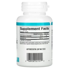 Thực phẩm bổ sung Natural Factors Alpha-Lipoic Acid 400 mg 60 Capsules 068958021010