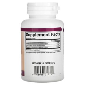 Thực phẩm bổ sung Natural Factors Astaxanthin Plus 4 mg 60 Softgels 068958010137