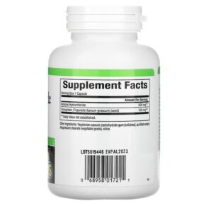 Thực phẩm bổ sung Natural Factors Betaine Hydrochloride with Fenugreek 500 mg 180 Vegetarian Capsules 068958017211