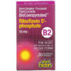 Thực phẩm chức năng Natural Factors BioCoenzymated B2 Riboflavin 5'-Phosphate 50 mg 30 Vegetarian Capsules 068958012490