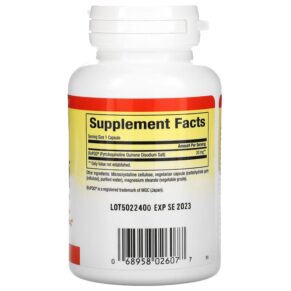 Thực phẩm bổ sung Natural Factors BioPQQ 20 mg 30 Vegetarian Capsules 068958026077