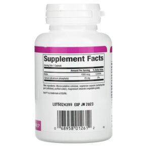 Thực phẩm bổ sung Natural Factors Biotin 1.000 mcg 90 Vegetarian Capsules 068958012612