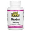 Thực phẩm chức năng Natural Factors Biotin 1.000 mcg 90 Vegetarian Capsules 068958012612