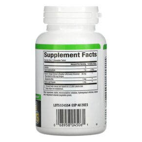 Thực phẩm bổ sung Natural Factors Chewable Ginger 500 mg 90 Chewable Tablets 068958045061