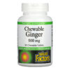 Thực phẩm chức năng Natural Factors Chewable Ginger 500 mg 90 Chewable Tablets 068958045061