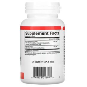 Thực phẩm bổ sung Natural Factors Citrus Bioflavonoids Plus Hesperidin 650 mg 90 Capsules 068958013800