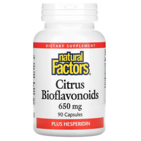 Thực phẩm chức năng Natural Factors Citrus Bioflavonoids Plus Hesperidin 650 mg 90 Capsules 068958013800