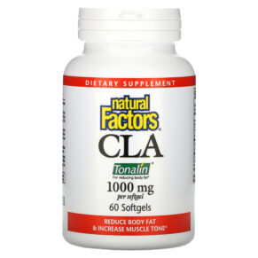 Thực phẩm chức năng Natural Factors CLA 1.000 mg 60 Softgels 068958020457