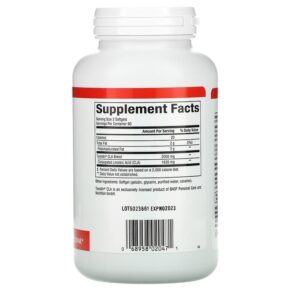 Thực phẩm bổ sung Natural Factors CLA Conjugated Linoleic Acid Blend 1.000 mg 180 Softgels 068958020471