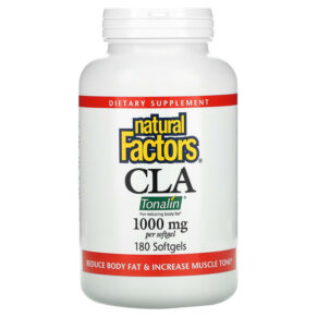 Thực phẩm chức năng Natural Factors CLA Conjugated Linoleic Acid Blend 1.000 mg 180 Softgels 068958020471