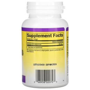 Thực phẩm bổ sung Natural Factors Coenzyme Q10 100 mg 120 Softgels 068958020723