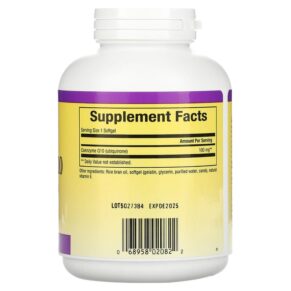 Thực phẩm bổ sung Natural Factors Coenzyme Q10 100 mg 240 Softgels 068958020822