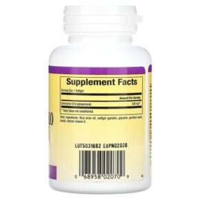Thực phẩm bổ sung Natural Factors Coenzyme Q10 100 mg 30 Softgels 068958020709