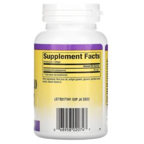 Thực phẩm bổ sung Natural Factors Coenzyme Q10 50 mg 120 Softgels 068958020747