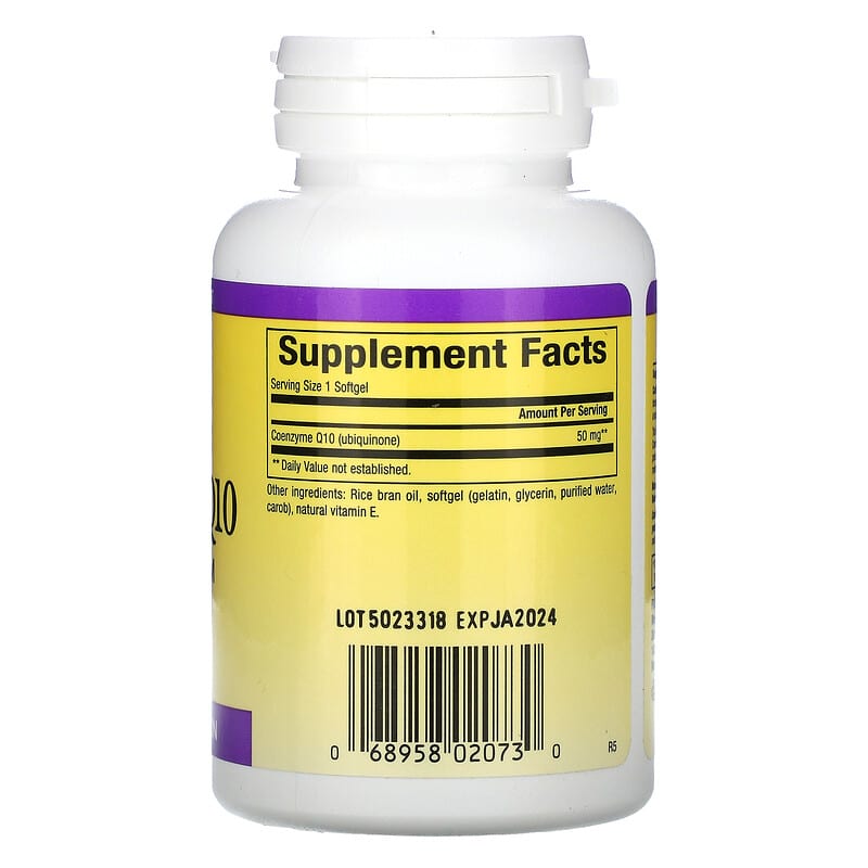 Natural Factors Coenzyme Q10 50 mg 60 Softgels 2 Thực phẩm bổ sung Natural Factors Coenzyme Q10 50 mg 60 Softgels 068958020730