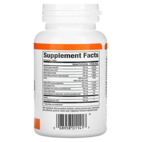 Thực phẩm bổ sung Natural Factors Complete B 100 mg 90 Tablets 068958011417