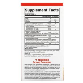 Thực phẩm bổ sung Natural Factors CurcuminRich Whole Body Curcumizer 60 Softgels 068958045559