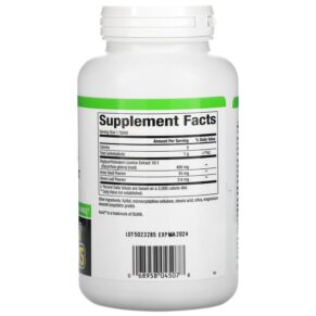 Thực phẩm bổ sung Natural Factors DGL Deglycyrrhizinated Licorice Root Extract 180 Chewable Tablets 068958045078